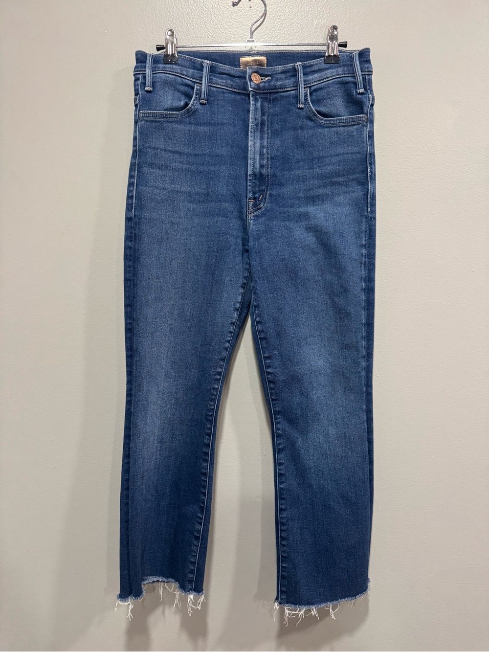 Mother Denim The Hustler Ankle Fray Size 28